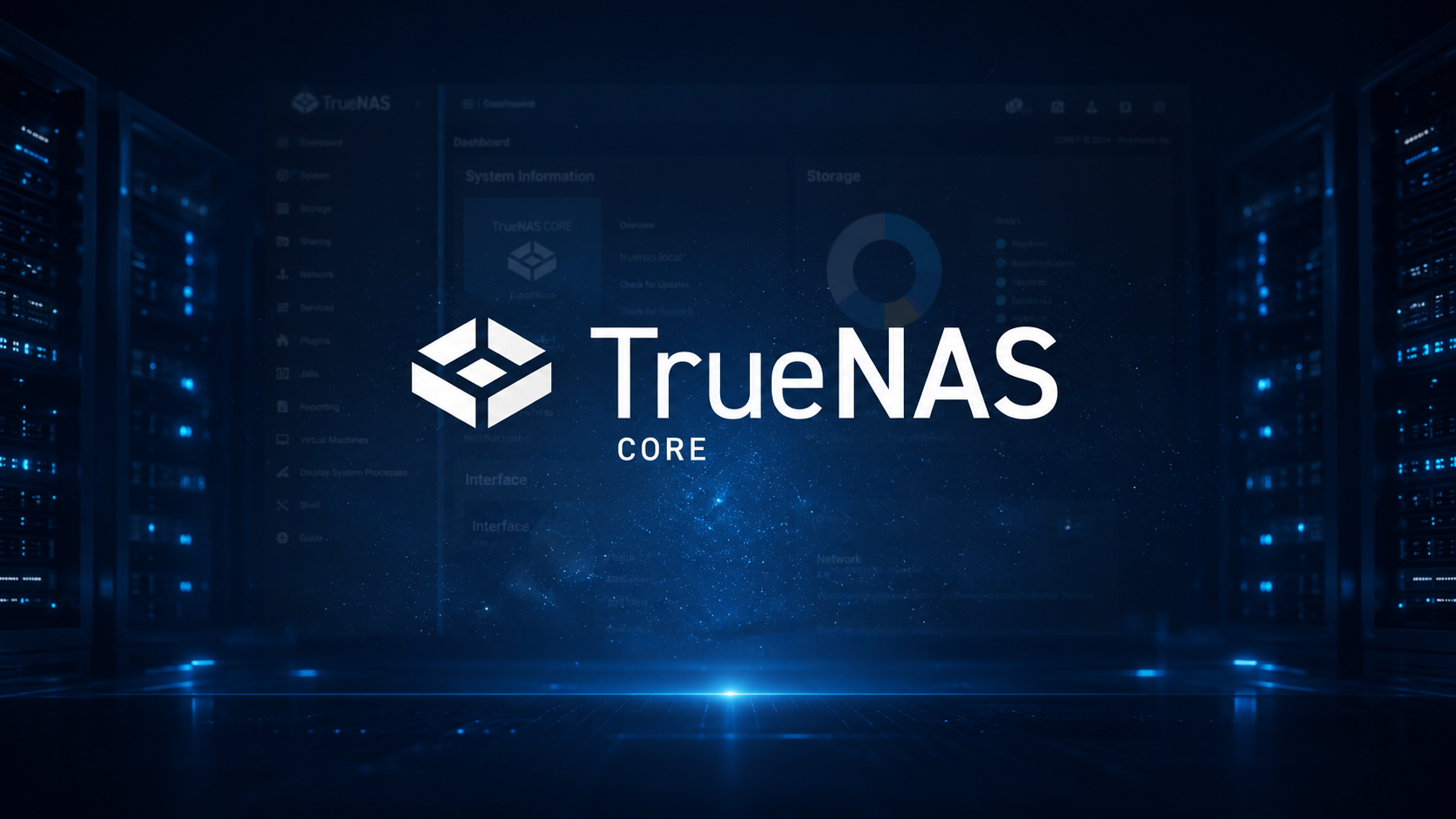 Tela complementar do storage TrueNAS